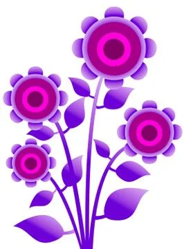 Tree ,plant, flower,icon Stock Illustration