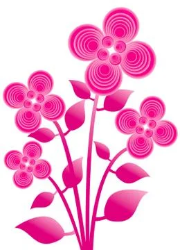 Tree ,plant, flower,icon Stock Illustration