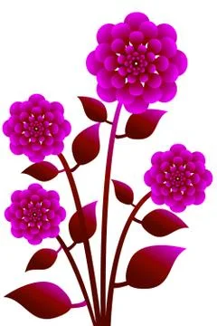 Tree ,plant, flower,icon 스톡 일러스트