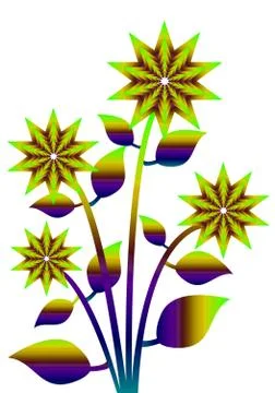 Tree ,plant, flower,icon 스톡 일러스트