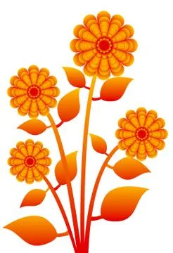 Tree ,plant, flower,icon Illustrazione stock
