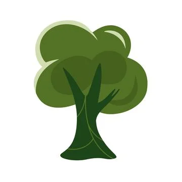 Tree plant green Stock Illustration