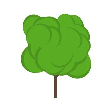 Tree plant leaf nature vector illustration forest summer green. Design enviro Illustrazione stock