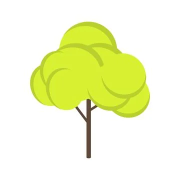 Tree plant leaf nature vector illustration forest summer green. Design enviro Illustrazione stock