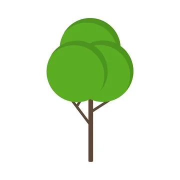 Tree plant leaf nature vector illustration forest summer green. Design enviro Illustrazione stock