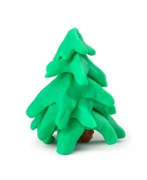 Tree of playdough Stock Photos