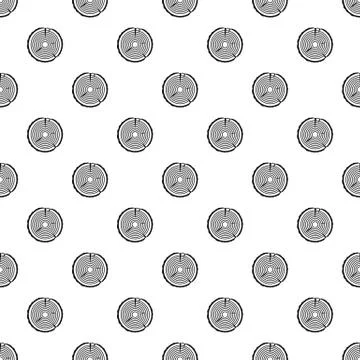 Tree ring pattern, simple style Stock Illustration