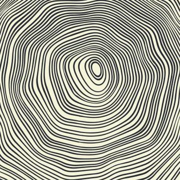 Tree rings background illustration Stock Illustration