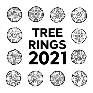 Tree rings background. Saw cut tree trunk texture. Wood texture vector Stock Illustration