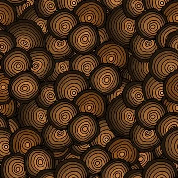 Tree Rings Illustrazione stock