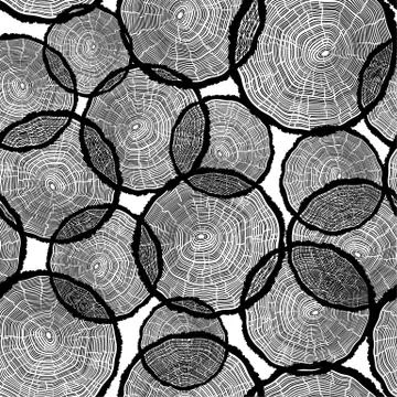 Tree rings illustration. template for annual reports イラスト素材