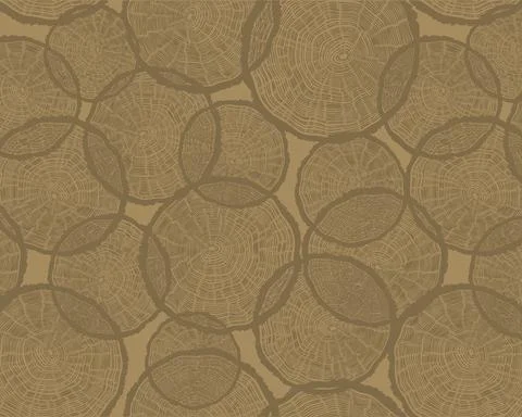 Tree rings nature background. Vector illustration Illustrazione stock