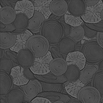 Tree rings saw cut tree trunk background Illustrazione stock