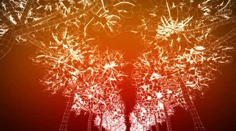 Tree road 3D Stock Footage 18196208