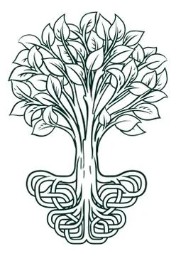 Tree Roots Concept Stock Illustration