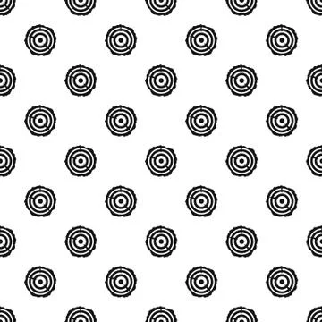Tree saw cut pattern seamless vector Stock Illustration