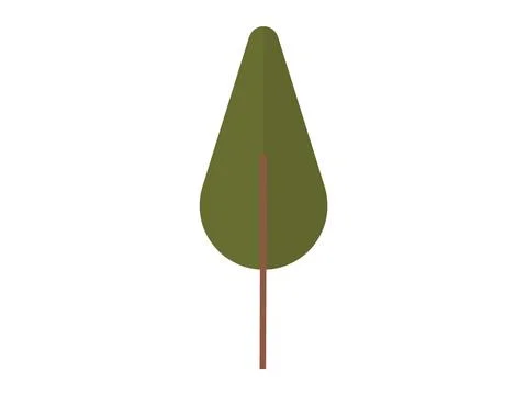Tree. Seasonal changes bring about visual spectacle as leaves transition in.. Stock Illustration