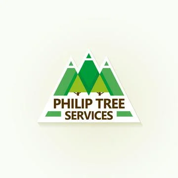 Tree services logo template. Illustration abstract element for your company Stock Illustration