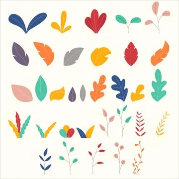 Tree set Stock Illustration