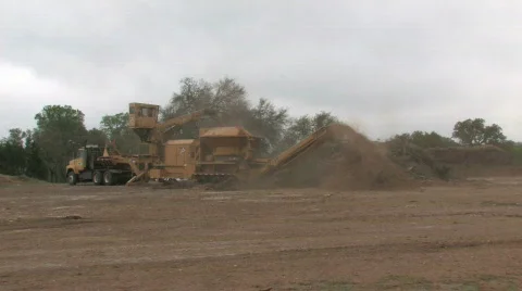 Tree shredder M HD Stock-Footage 297581