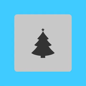 Tree sign icon Illustrazione stock