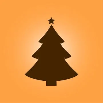 Tree sign icon. Illustrazione stock