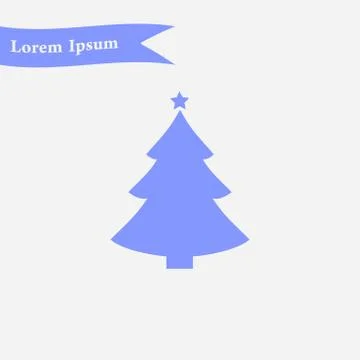 Tree sign icon. Illustrazione stock