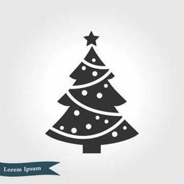 Tree sign icon. Stock Illustration