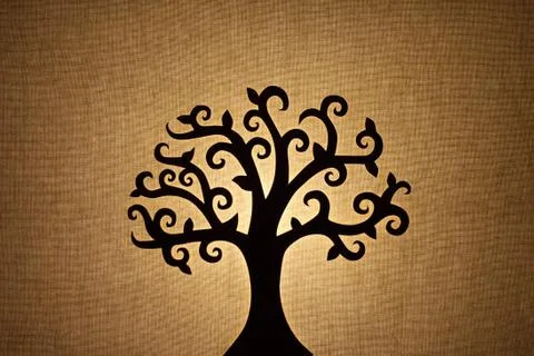 Tree silhouette Stock Photos