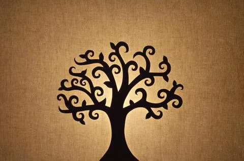 Tree silhouette Stock Photos