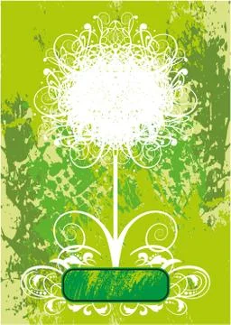 Tree silhouette. Vector illustration. Stock Illustration