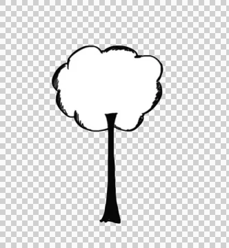 Tree sketch whiteboard animation Stock Footage 42381173