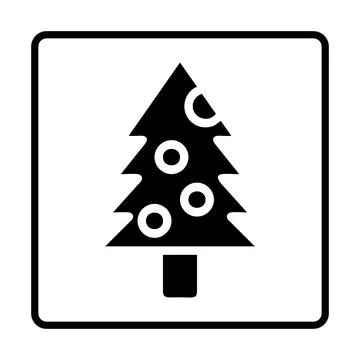 Tree solid Icon. Social media sign icons. Vector illustration isolated for gr イラスト素材