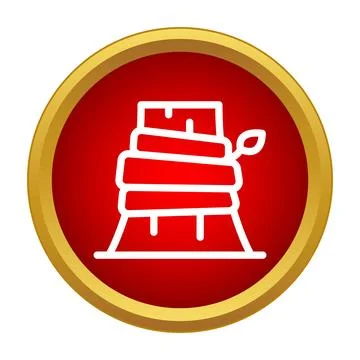 Tree stump icon representing nature and sustainable growth 스톡 일러스트