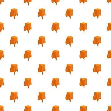 Tree stump pattern representing deforestation and logging impact Stock Illustration
