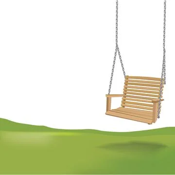 Tree Swing Illustrazione stock