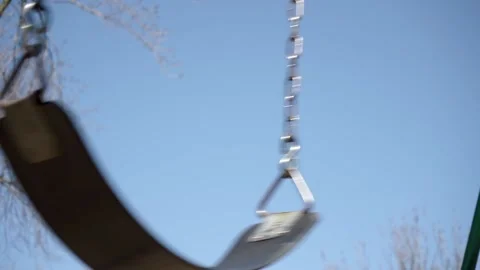 Tree Swing Swaying in the Wind Stock-Footage 137429058