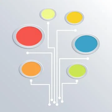 Tree symbol communication information technology Stock Illustration