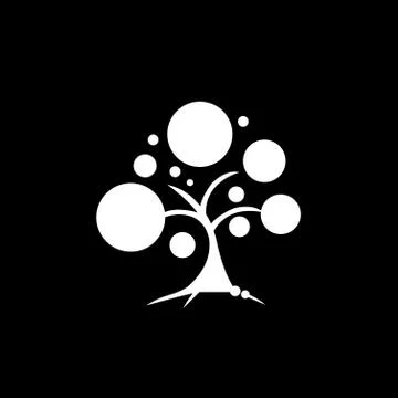 Tree symbol Illustrazione stock