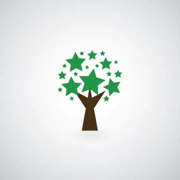 Tree symbol Stock Illustration