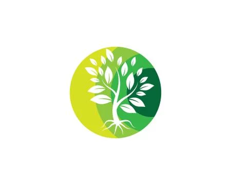 Tree symbol vector icon Illustrazione stock