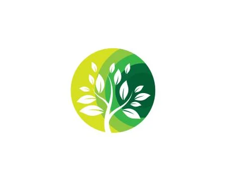Tree symbol vector icon Illustrazione stock
