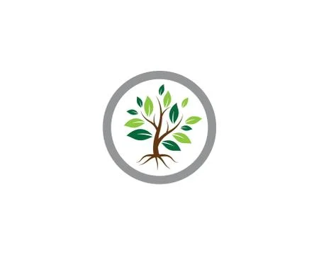 Tree symbol vector icon Stock Illustration