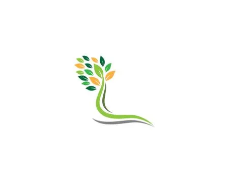Tree symbol vector icon Illustrazione stock