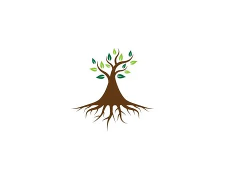 Tree symbol vector icon Stock Illustration