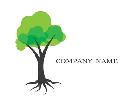 Tree symbol vector icon illustration Stock Illustration