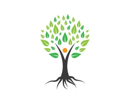 Tree symbol vector icon illustration Stock Illustration