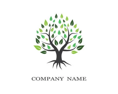 Tree symbol vector icon illustration Stock Illustration