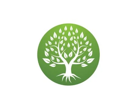 Tree symbol vector icon illustration Stock Illustration