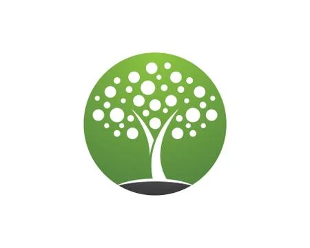 Tree symbol vector icon illustration Stock Illustration